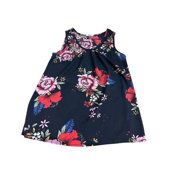 Zeagoo Women's M Floral A-line Sleeveless Knee Length Dress Casual - Picture 3 of 3